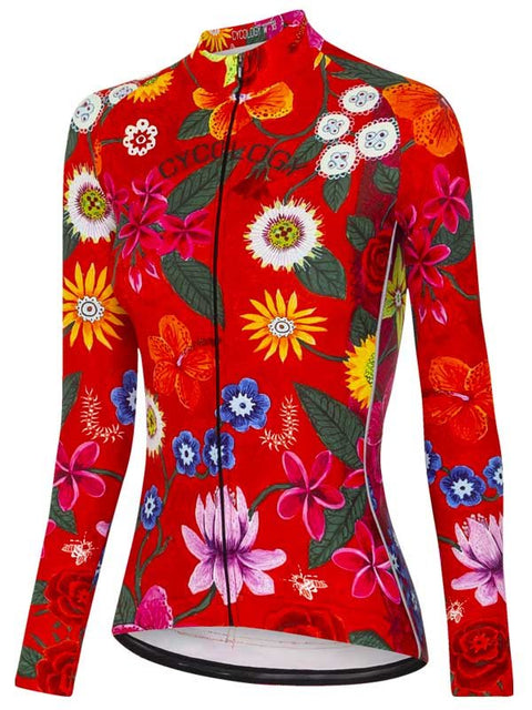 Aloha Women's Long Sleeve Jersey - Cycology Clothing Europe