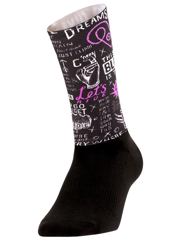 Bike Graffiti Aero Cycling Socks - Cycology Clothing Europe