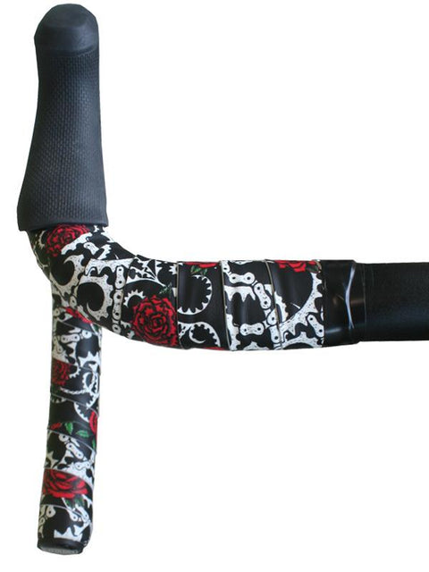 Black Rose Handlebar Tape - Cycology Clothing Europe