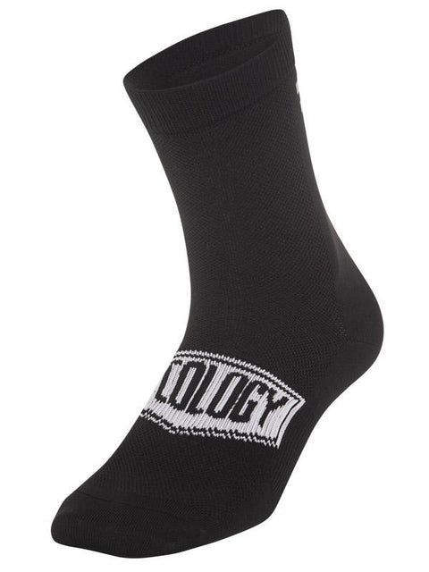 Cycology Black Reflective Logo Cycling Socks - Cycology Clothing Europe