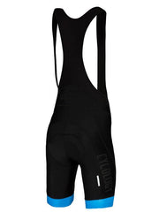 Cycology Men's Logo (Black/Blue) Bib Shorts - Cycology Clothing Europe