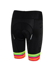 Cycology Women's (Black/Multi) Cycling Shorts - Cycology Clothing Europe