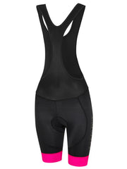 Cycology Women's (Black/Pink) Bib Shorts - Cycology Clothing Europe