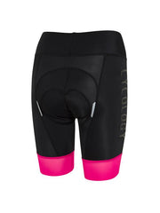 Cycology Women's (Black/Pink) Cycling Shorts - Cycology Clothing Europe