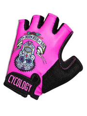 Day of the Living (Pink) Cycling Gloves - Cycology Clothing Europe