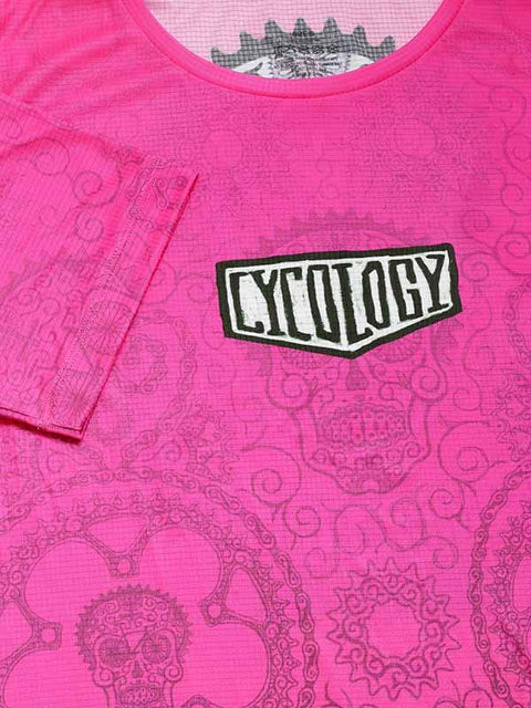 Day of the Living (Pink) Women's Technical T-Shirt - Cycology Clothing Europe