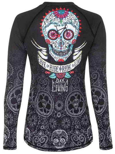 Day of the Living Women's Long Sleeve MTB Jersey - Cycology Clothing Europe