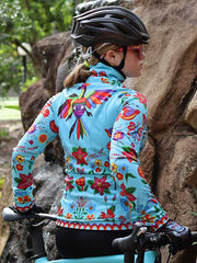 Frida (Aqua) Windproof Winter Jacket - Cycology Clothing Europe