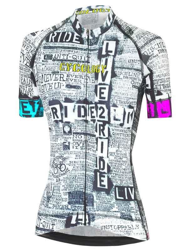 Live to Ride Women's Cycling Jersey - Cycology Clothing Europe