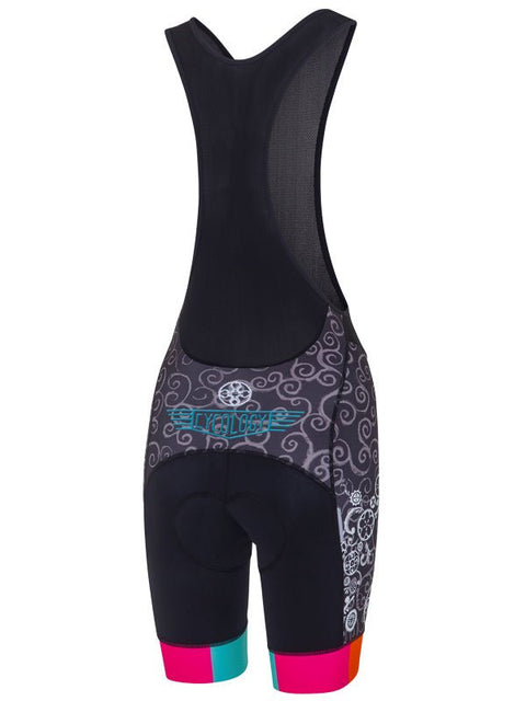 Lucky Chain Ring Women's Bib Shorts - Cycology Clothing Europe