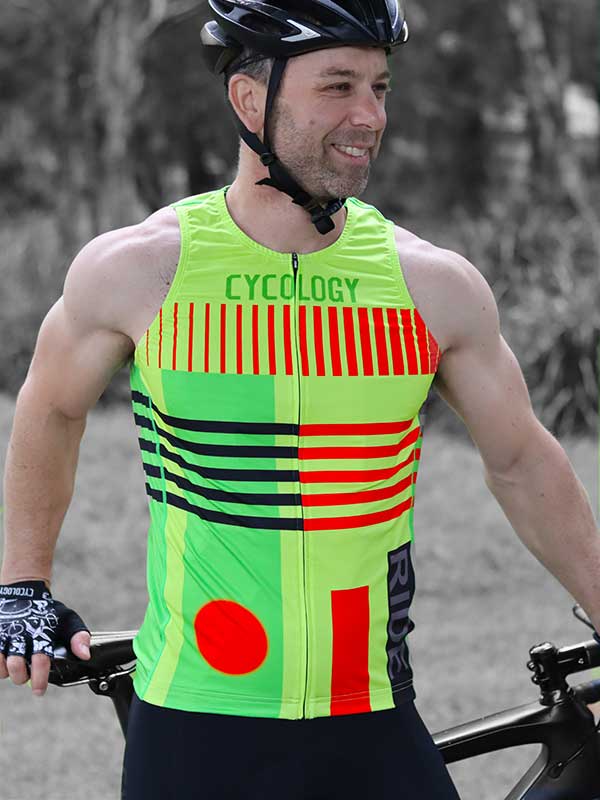 Ride More Men's Sleeveless Cycling Jersey - Cycology Clothing Europe