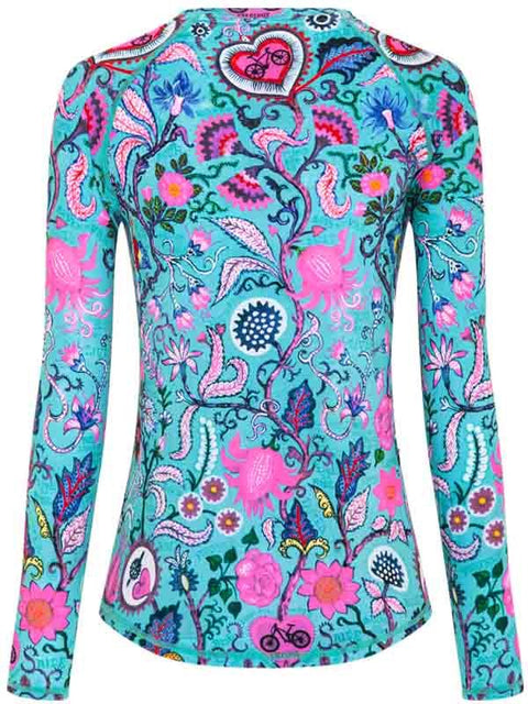 Secret Garden Women's Long Sleeve MTB Jersey - Cycology Clothing Europe