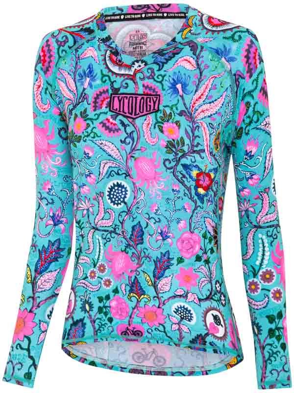 Secret Garden Women's Long Sleeve MTB Jersey - Cycology Clothing Europe