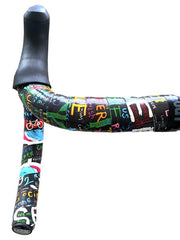 See Me Black Handlebar Tape - Cycology Clothing Europe