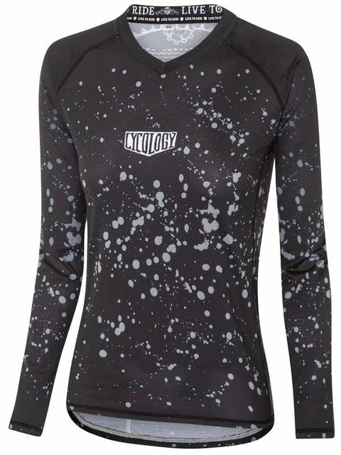 Single Track Mind Women's Long Sleeve MTB Jersey - Cycology Clothing Europe