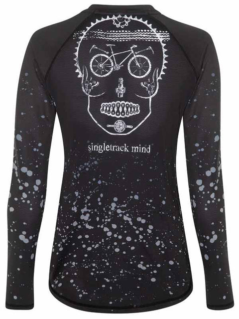 Single Track Mind Women's Long Sleeve MTB Jersey - Cycology Clothing Europe