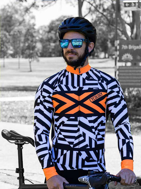 Summit Men's Long Sleeve Jersey - Cycology Clothing Europe