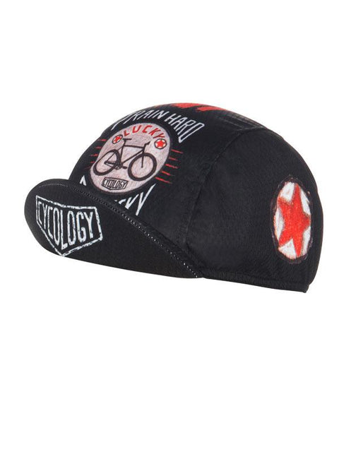 Train Hard Get Lucky Cycling Cap - Cycology Clothing Europe