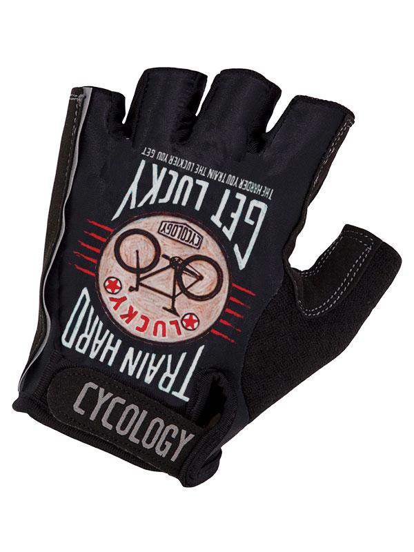 Train Hard Get Lucky Cycling Gloves - Cycology Clothing Europe