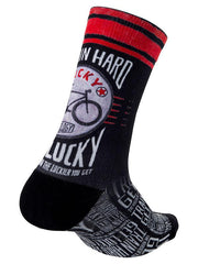 Train Hard Get Lucky Cycling Socks - Cycology Clothing Europe