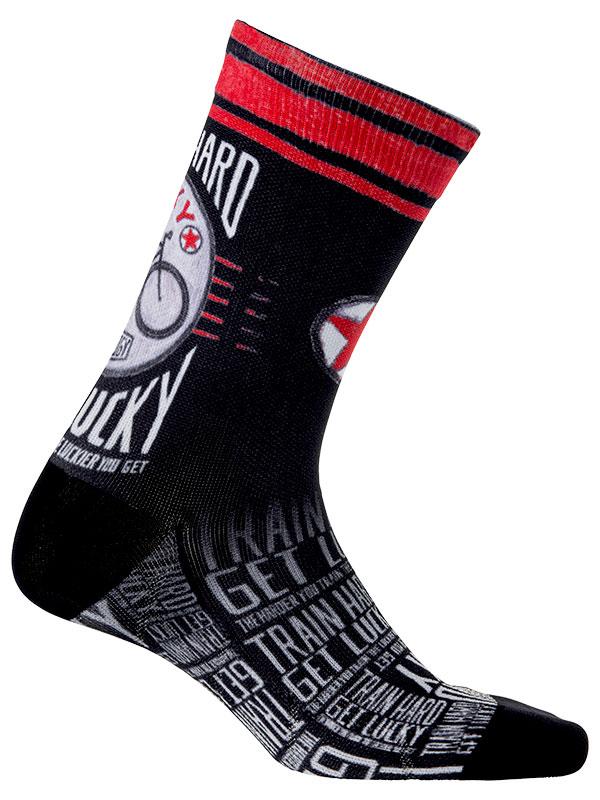 Train Hard Get Lucky Cycling Socks - Cycology Clothing Europe