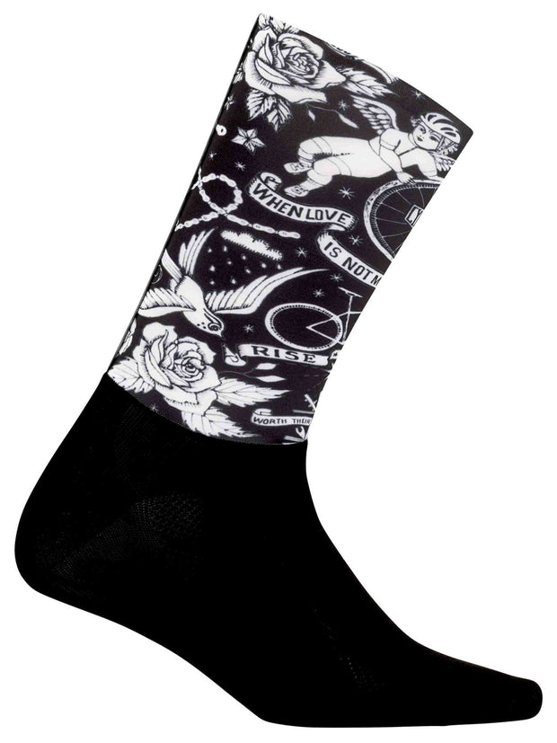 Velo Tattoo Aero Cycling Socks - Cycology Clothing Europe