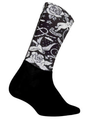 Velo Tattoo Aero Cycling Socks - Cycology Clothing Europe