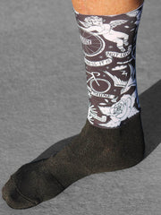 Velo Tattoo Aero Cycling Socks - Cycology Clothing Europe