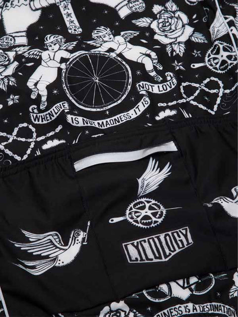 Velo Tattoo Men's Long Sleeve Jersey - Cycology Clothing Europe