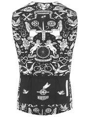 Velo Tattoo Men's Sleeveless Cycling Jersey - Cycology Clothing Europe