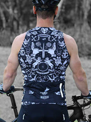 Velo Tattoo Men's Sleeveless Cycling Jersey - Cycology Clothing Europe