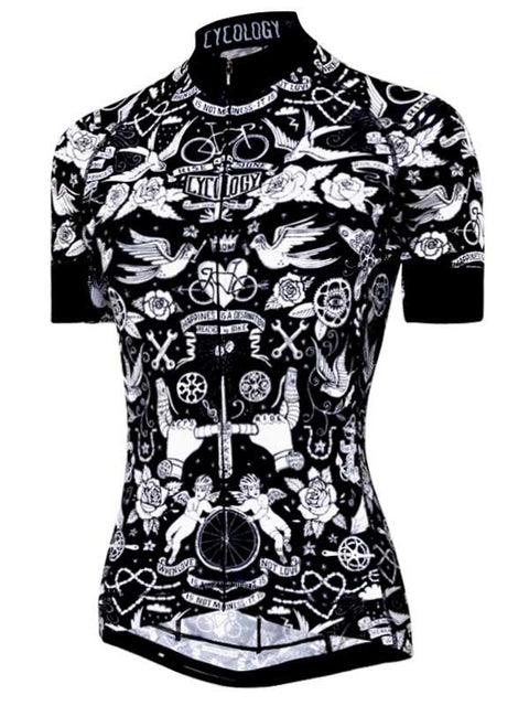 Velo Tattoo Women's Cycling Jersey - Cycology Clothing Europe