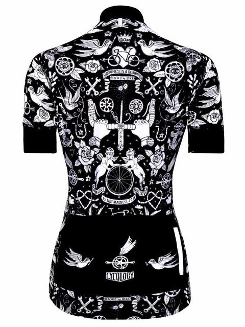 Velo Tattoo Women's Cycling Jersey - Cycology Clothing Europe